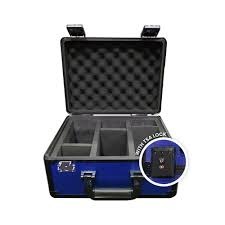 Evoretro Slab Case with TSA Lock - Blue